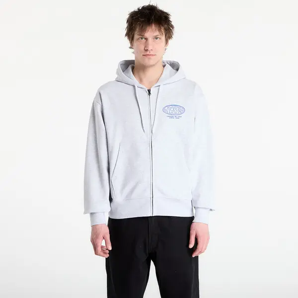 Vans Mikina Vans World Tour Loose Full Zip Hoodie Light Grey Heather XL