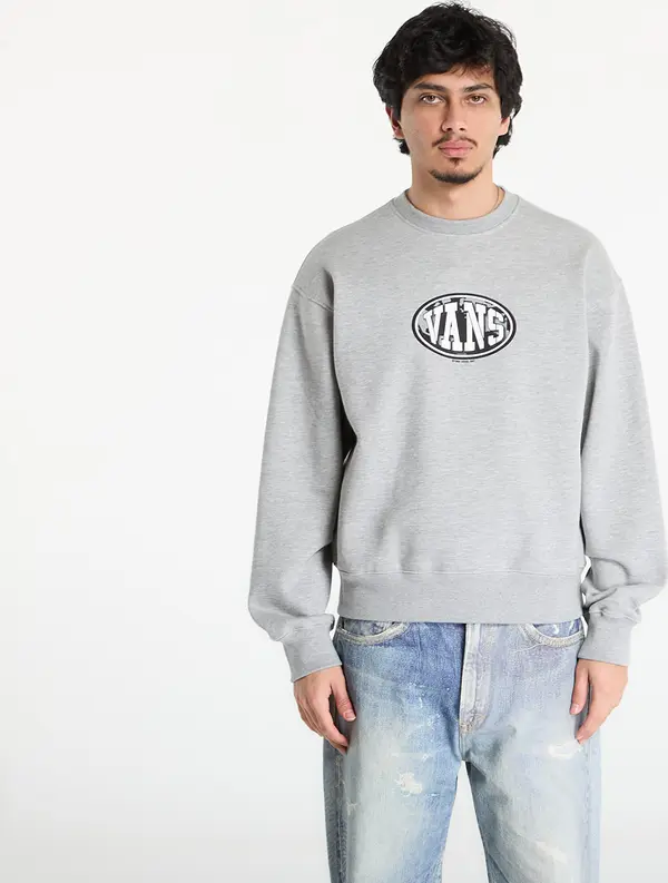 Vans Mikina Vans Worldwide94 Crew Cement Heather M