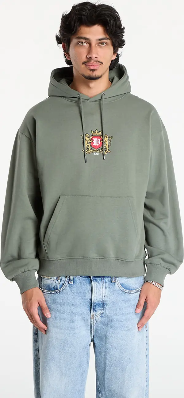 Wasted Paris Mikina Wasted Paris M Crest Hoodie Lichen Green XL