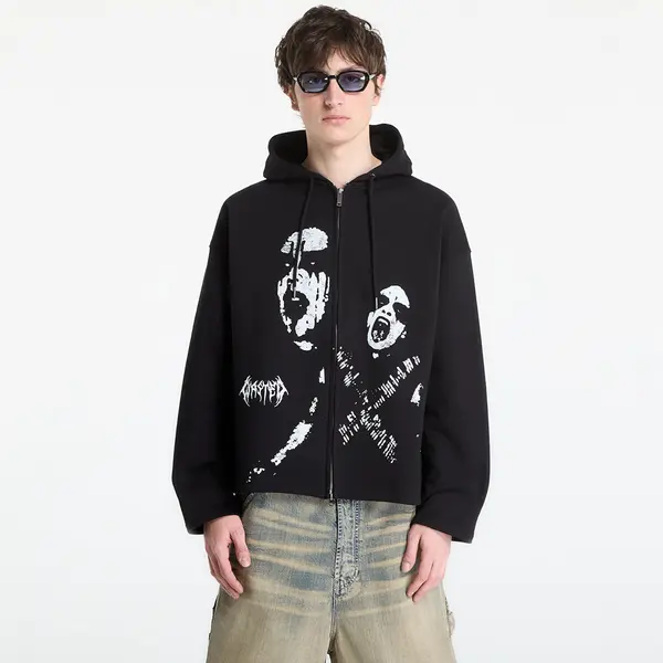 Wasted Paris Mikina Wasted Paris M Wrath Zip Hoodie Black L