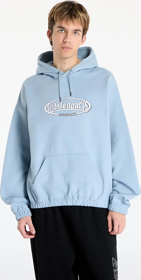 Wasted Paris Mikina Wasted Paris M Yard Boxy Hoodie Light Blue XL