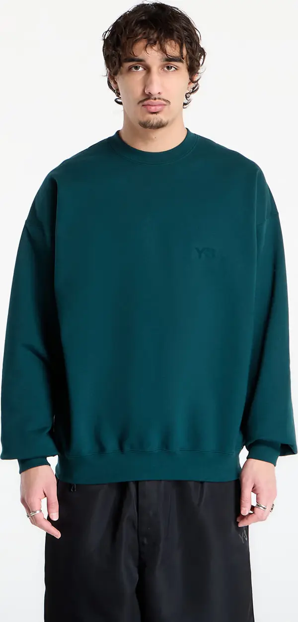 Y-3 Mikina Y-3 Brushed Terry Crew Sweatshirt Aurora Ivy S