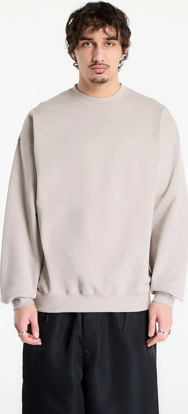 Y-3 Mikina Y-3 Brushed Terry Crew Sweatshirt Light Brown XL