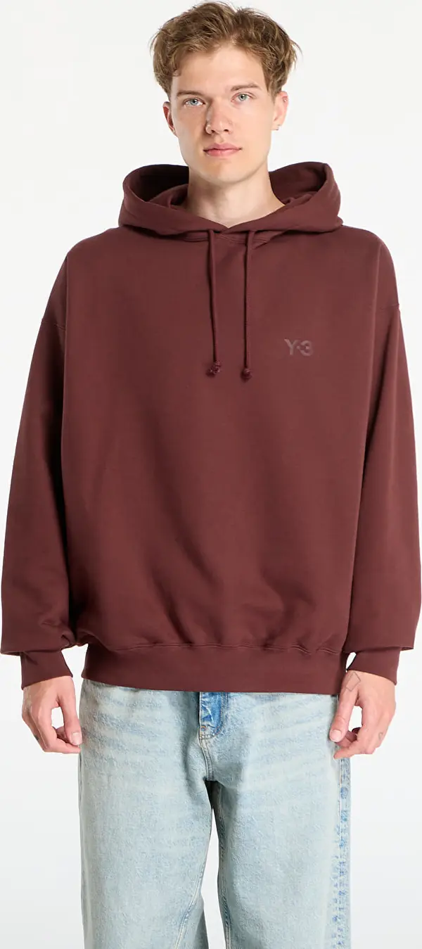 Y-3 Mikina Y-3 Fl Hoodie UNISEX Mystery Brown S