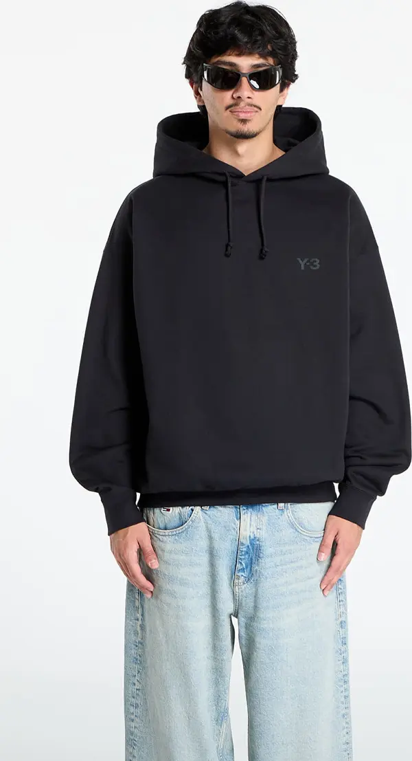 Y-3 Mikina Y-3 Fleece Hoodie UNISEX Black XL