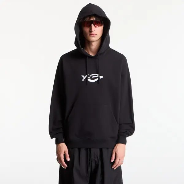 Y-3 Mikina Y-3 French Terry Liquid Logo Hoodie UNISEX Black XS