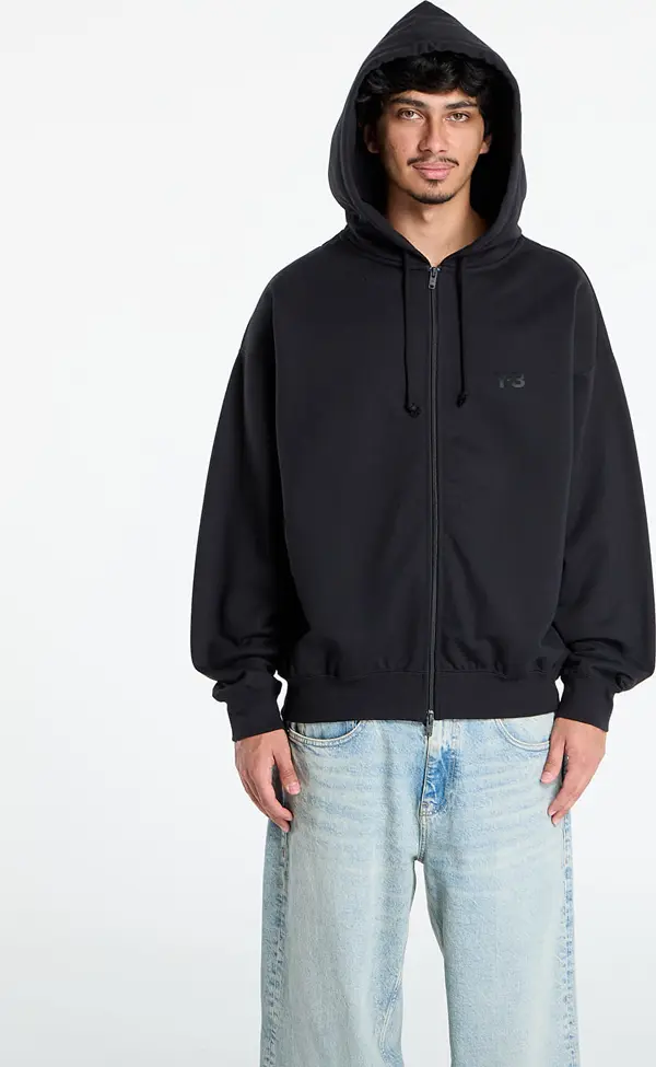 Y-3 Mikina Y-3 Full Zip Hoodie UNISEX Black S