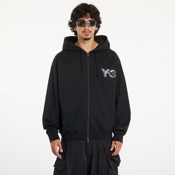 Y-3 Mikina Y-3 Logo Zip Hoodie UNISEX Black L