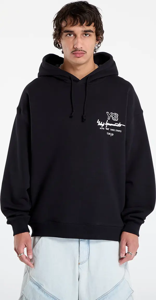 Y-3 Mikina Y-3 M Merch Hoodie Black XS