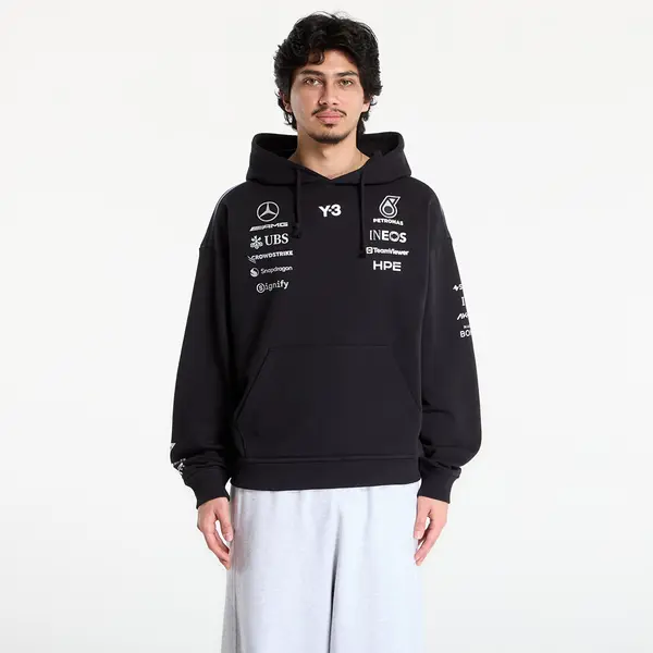 Y-3 Mikina Y-3 Mercedes Team Hoodie Black S