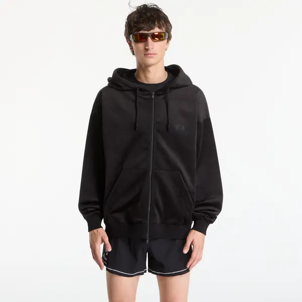 Y-3 Mikina Y-3 Velvet Zip Hoodie Black XL
