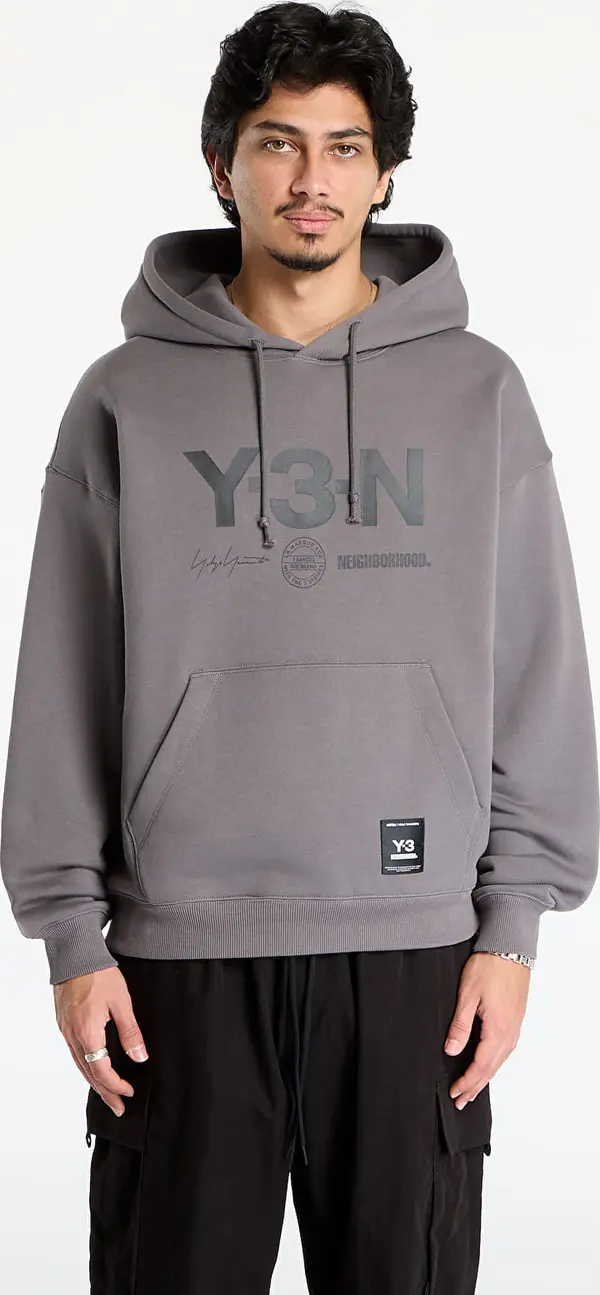 Y-3 Mikina Y-3 x Neighborhood Graphic Hoodie UNISEX Granite M