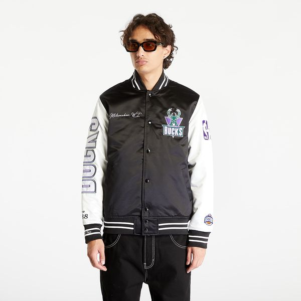 Mitchell & Ness Mitchell & Ness Milwaukee Bucks Team Origins Jacket Black