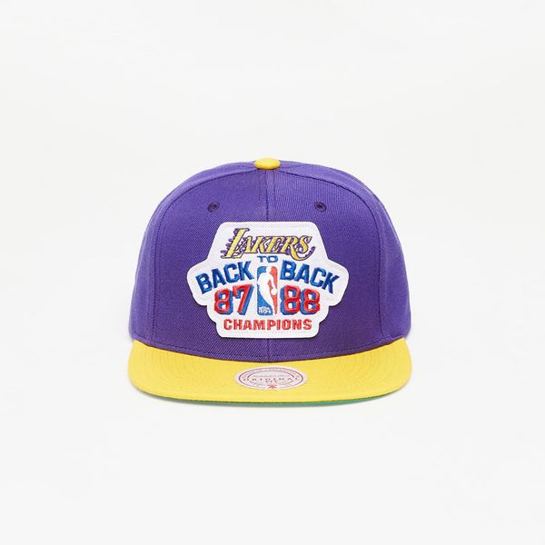 Mitchell & Ness Mitchell & Ness NBA Lakers B2B Snapback Hwc Los Angeles Lakers Purple/ Yellow