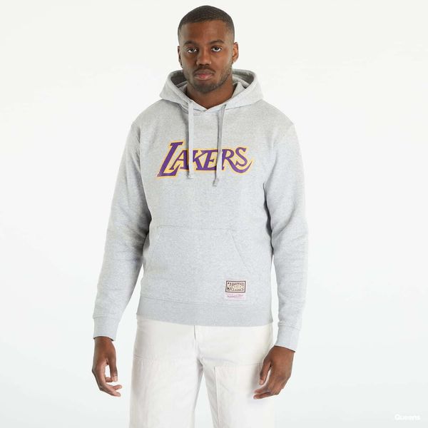 Mitchell & Ness Mitchell & Ness NBA Team Logo Hoody Lakers Grey