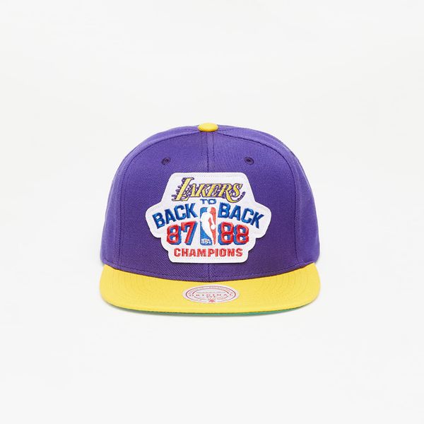 Mitchell & Ness Mitchell & Ness NBA Lakers B2B Snapback Hwc Los Angeles Lakers Purple/ Yellow