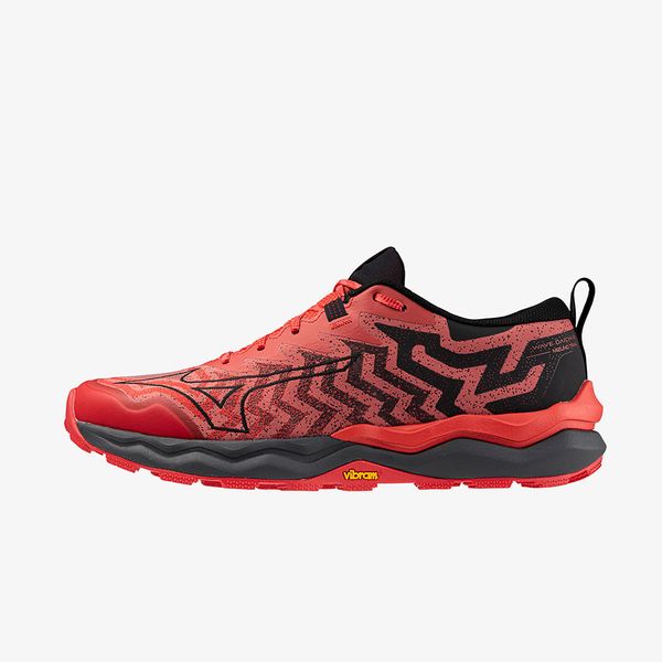 Mizuno Mizuno Wave Daichi 8 Cayenne/ Black/ High Risk Red