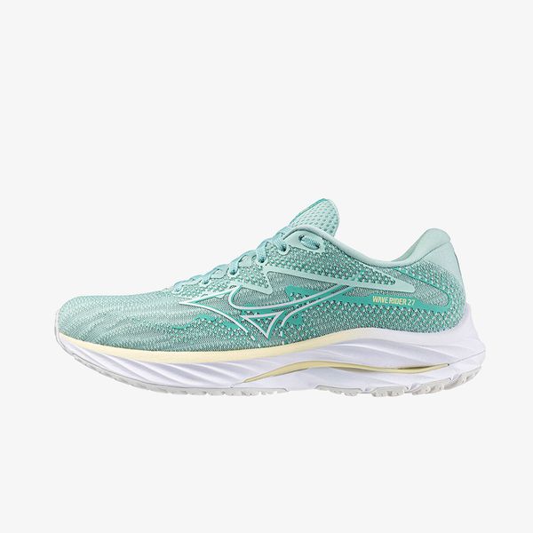 Mizuno Mizuno Wave Rider 27 Eggshell Blue/ White/ Anise Flow