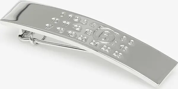 MM6 MM6 Hair Clip Polished Palladio Universal