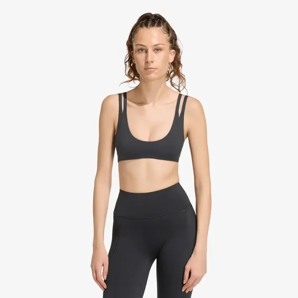 adidas Performance Modrček adidas Optimé Workout Reversible Twist Light Support Bra Black S