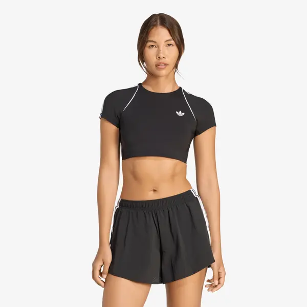 adidas Performance Modrček adidas Originals Sport Superstar Bra Tee Black L
