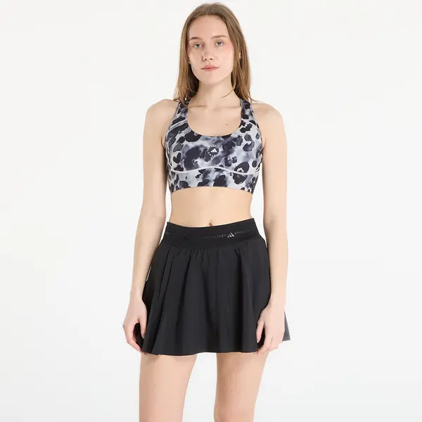 adidas Performance Modrček adidas x Stella Mccartney Truepurpose Training Medium Support Bra Printed Wonder Alumina/ Black L