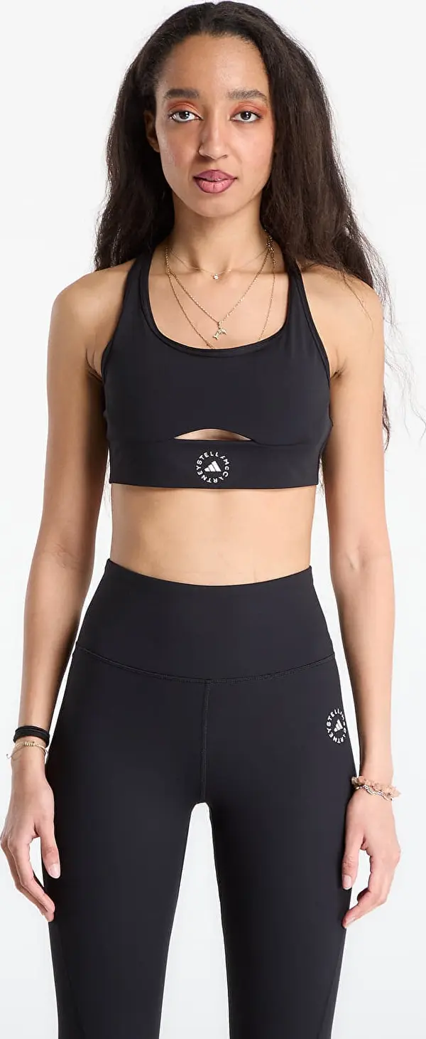 adidas Performance Modrček adidas x Stella Mccartney Yoga Bra Black L