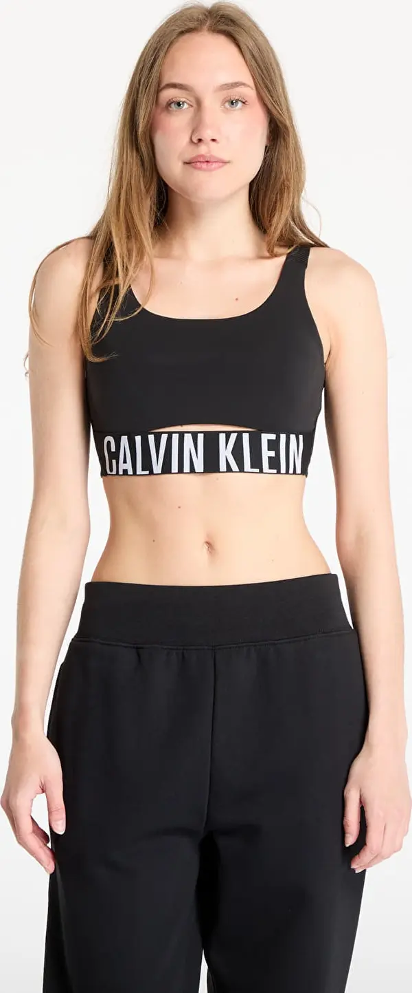 Calvin Klein Modrček Calvin Klein Sport Intense Power Medium Mesh Bra Black XL