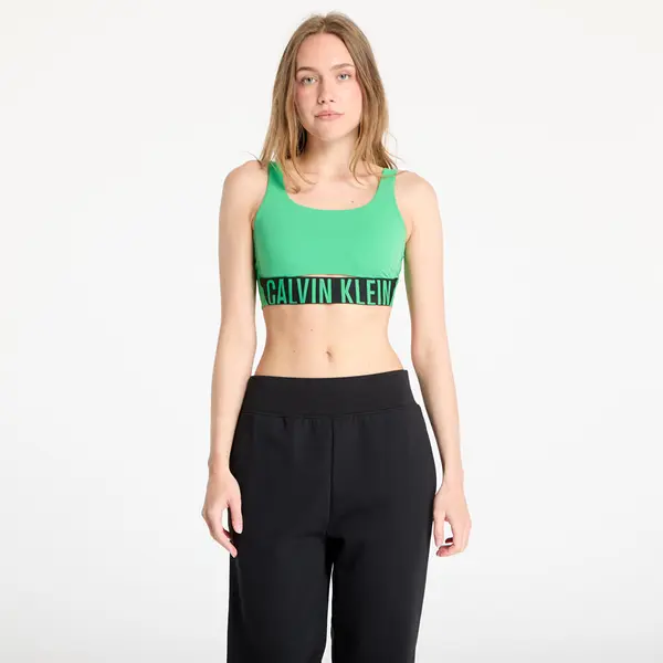 Calvin Klein Modrček Calvin Klein Sport Intense Power Medium Mesh Bra Blossom Green S