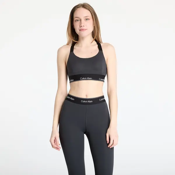 Calvin Klein Modrček Calvin Klein Sport Modern Sport High Support Bra Black XS