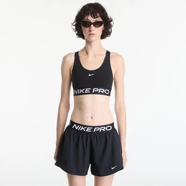 Nike Modrček Nike Pro 365 Women's Light-Support Non-Padded Sports Bra Black/ White XS