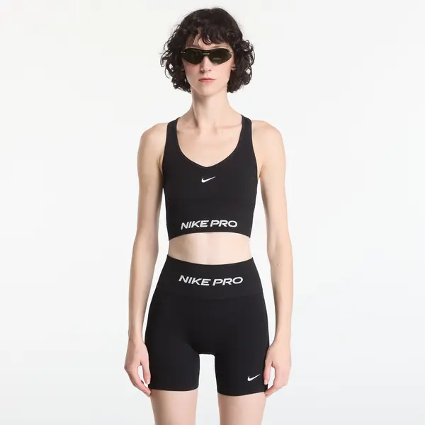Nike Modrček Nike Pro Seamless Women's Dri-FIT Tank Top Black/ White S