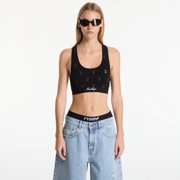 FTSHP Modrček Playboy x FTSHP Underwear Womans Bralette 1 Pack Black XS