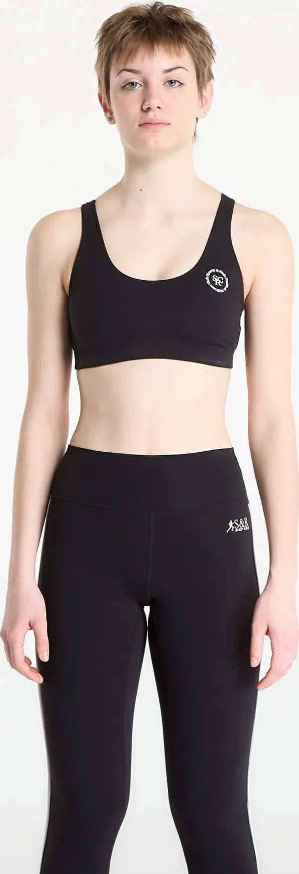 Sporty & Rich Modrček Sporty & Rich SRHWC Sports Bra Black S