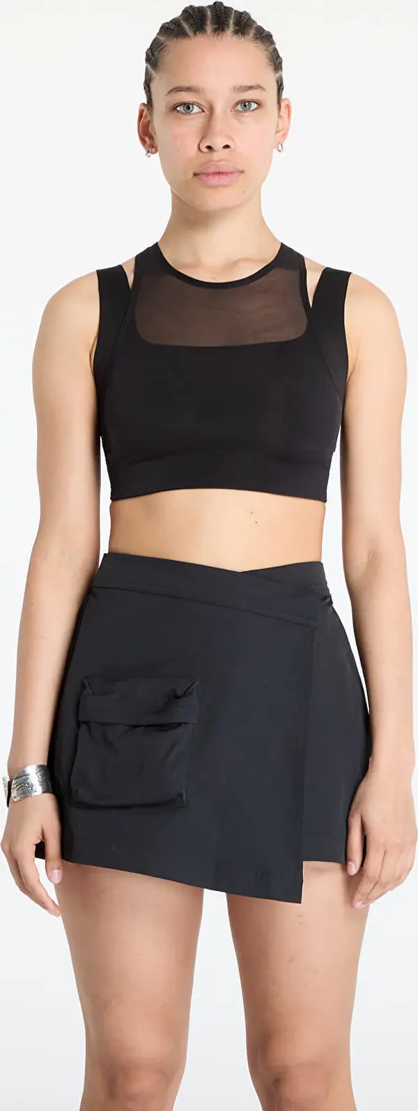 The North Face Modrček The North Face W Refina Double-Layer Bra TNF Black L