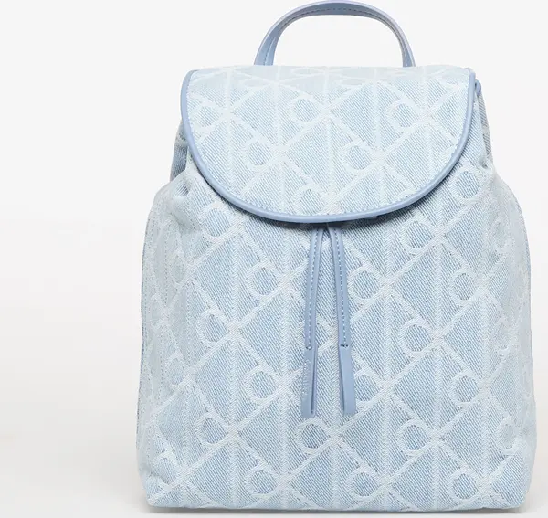 Calvin Klein Nahrbtnik Calvin Klein Emblem Aop Denim Backpack Blue Universal