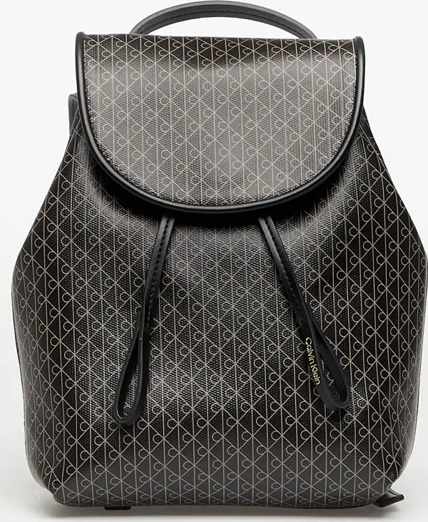 Calvin Klein Nahrbtnik Calvin Klein Emblem Aop Mini Backpack Black Universal