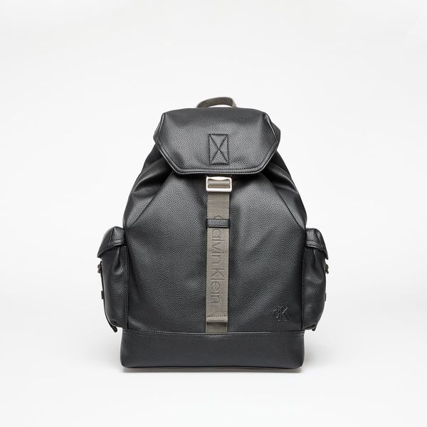 Calvin Klein Nahrbtnik Calvin Klein Jeans Cargo Flap Backpack Black Universal