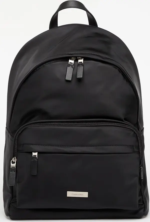 Calvin Klein Nahrbtnik Calvin Klein Sleek Round Backpack Black Universal