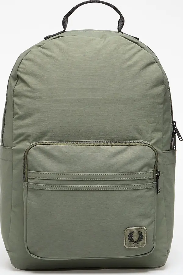 FRED PERRY Nahrbtnik FRED PERRY Nylon Badge Backpack Lrl Wrth Green Universal