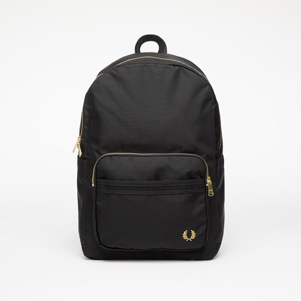 FRED PERRY Nahrbtnik FRED PERRY Textured Nylon Backpack Black Universal