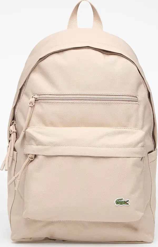LACOSTE Nahrbtnik LACOSTE Backpack Black/ Corrida-Black-White Universal