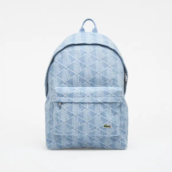 LACOSTE Nahrbtnik LACOSTE Backpack Silver Chine/ Black-Silver Chine Universal