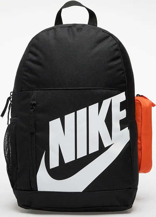 Nike Nahrbtnik Nike Elemental Big Kids' Backpack (20L) Black/ Orange/ White 20 l