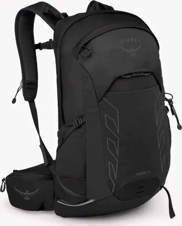 Osprey Nahrbtnik Osprey Talon 22 Black/ Coal Grey 22 l