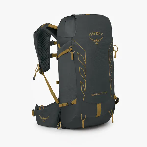 Osprey Nahrbtnik Osprey Talon Velocity 2 Dark Charcoal/ Tumbleweed Yellw S/M