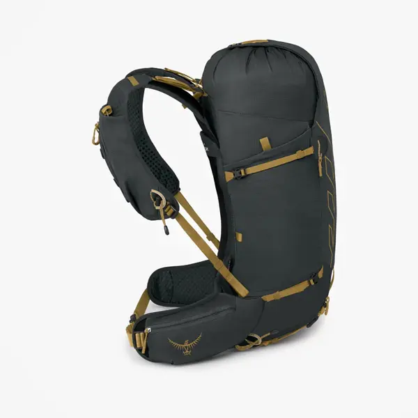 Osprey Nahrbtnik Osprey Talon Velocity 30 Dark Charcoal/ Tumbleweed Yellow L/XL
