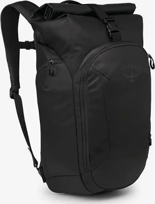Osprey Nahrbtnik Osprey Transporter Roll Top Backpack Raven Black/ Black 30 l