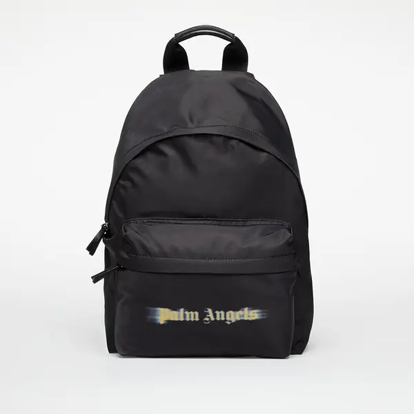 Palm Angels Kids Nahrbtnik Palm Angels Kids Blurred Logo Big Backpack Black/ Ocher Yellow Universal