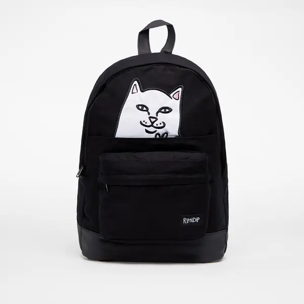 RIPNDIP Nahrbtnik RIPNDIP Lord Nermal Velcro Hands Backpack Black 28 l
